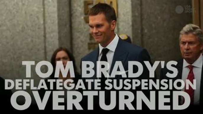 Tom Brady's Deflategate suspension overturned