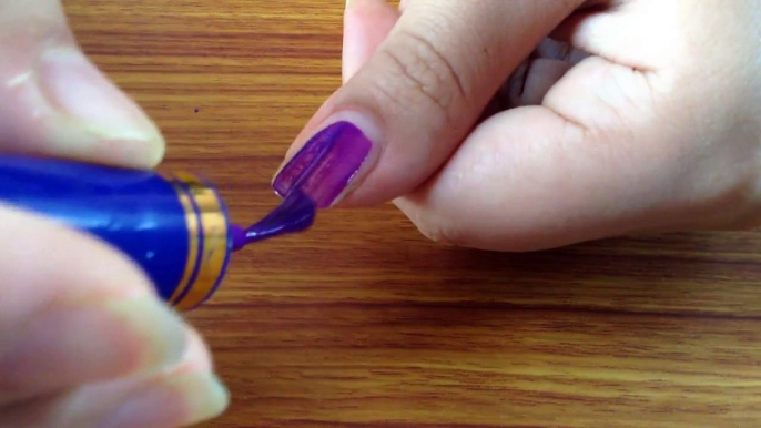 DIY Halloween Nail Art Without any Tool!