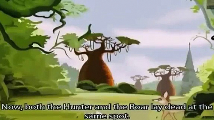 Jataka Tales - The Wise Jackal and The Arrow - Animated/Cartoon Stories for Children - Kids Stories