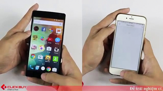 IPhone 6 vs oneplus 2 speed test