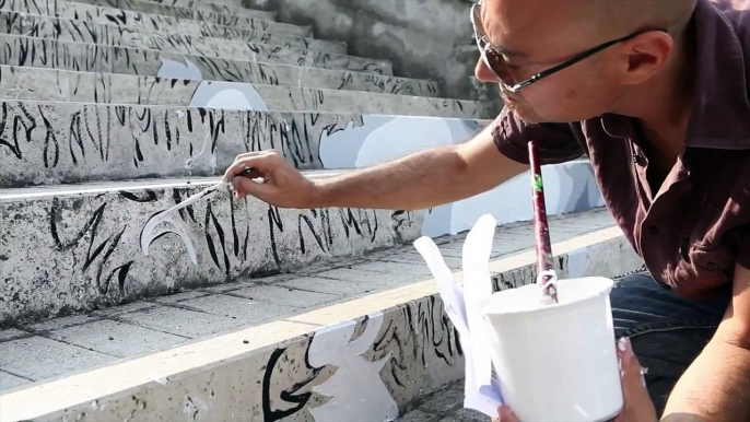 Ossigeno 2015 - Popstairs la Street Art di David DIAVU' Vecchiato