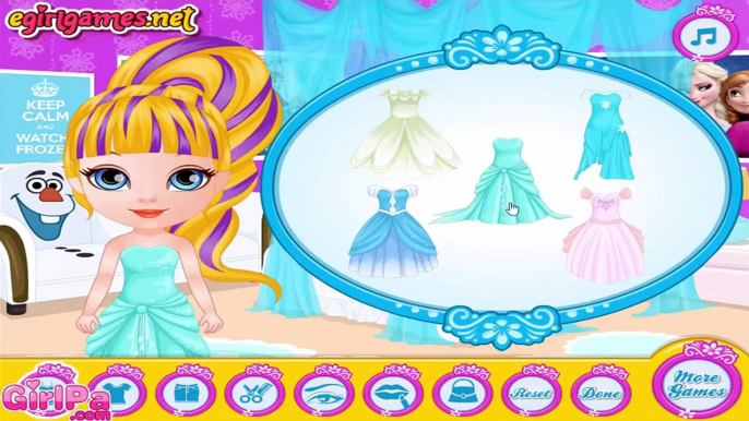 Barbie Games - Baby Barbie Frozen Hair Salon - Top Barbie Games for Girls