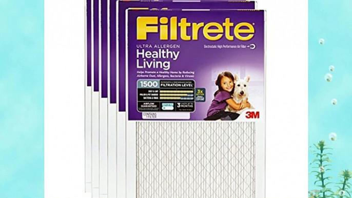 12 X 24 Filtrete Ultra Allergen Reduction Filters By 3M Sold in packs of 6