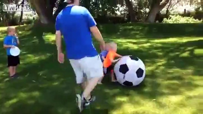 Dad Pisses ,Off His ,Boy With ,a Soccer Ball ,Not Once ,But Twice!