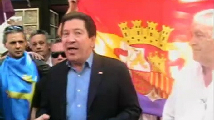 Salida de Antonio Barroso de la Audiencia Nacional Madrid 2 de Junio de 2009