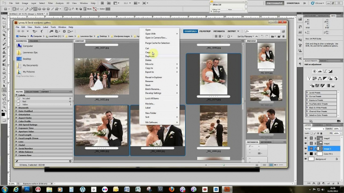 Make a storybook Wedding page template using Adobe Photoshop