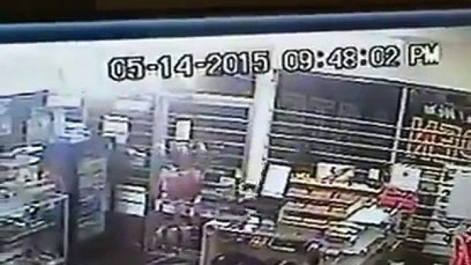 Clerk Narrates Security Footage Of Armed Robbery