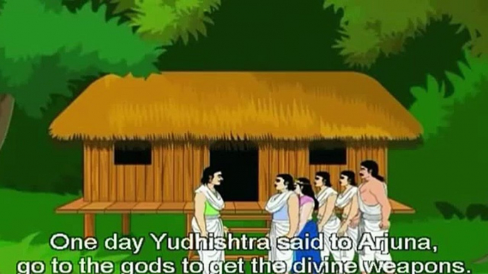 Arjuna Stories - Short Stories from Mahabharata - Arjuna and the Hunter - Animated Stories for Kids