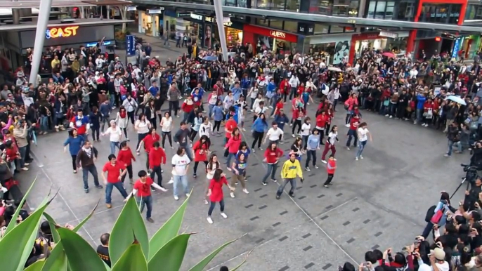 10 Jun 2012 Taiwanese Flash Mob in Brisbane  布理斯本台客閃舞活動