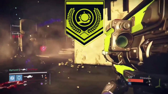 Destiny - New "No Mercy" Gold Tier Medal | Crucible Gameplay