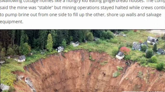 Breaking News - Massive Sinkhole In Siberia Is Growing Wider and Deeper Every Day