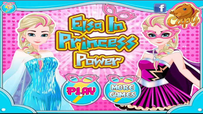 Frozen Elsa In Princess Power Dress Makeover Game for Children