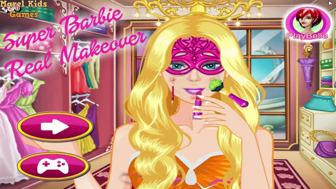 Barbie Games - Super Barbie Real Makeover - Baby Videos Games For Kids