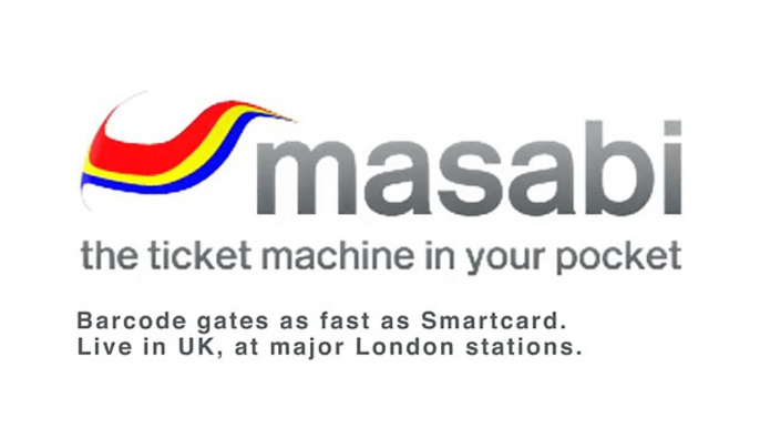 Automated Fare Gates able to scan Masabi mobile barcode tickets as fast as smartcards