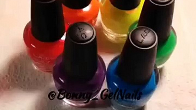 WOW 2015 Nail art Tutorial, gradient, polish art nails, gel, diy nailart video, nail aqua design