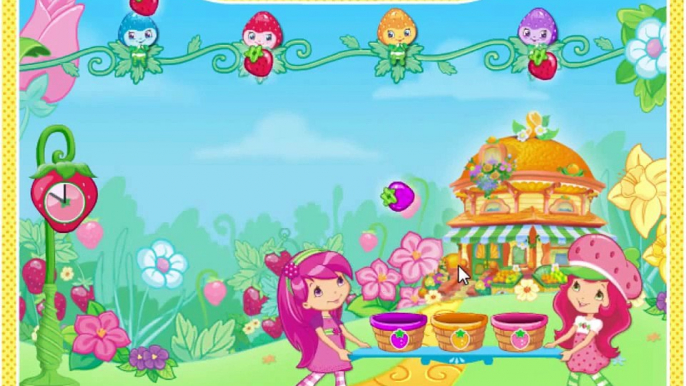 Strawberry Shortcake Cartoon Animation Glimmerberry Catch Game Play Walkthrough