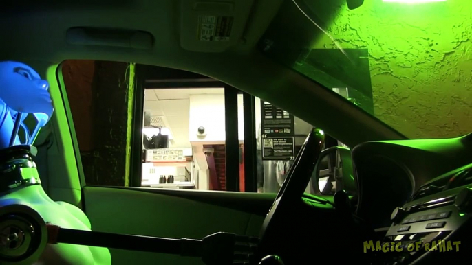 Drive Thru Robot Driver Prank