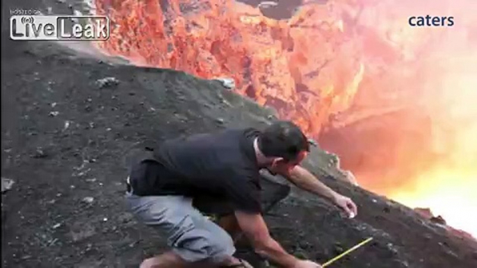 Roasting Marshmallows Over A Volcano