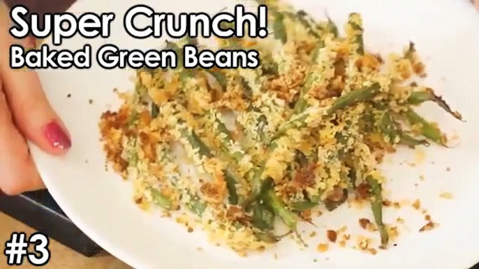 Healthy Snacks & Weight Loss Tips  Super Crunch! Baked Green Beans, Vegetarian Health Food