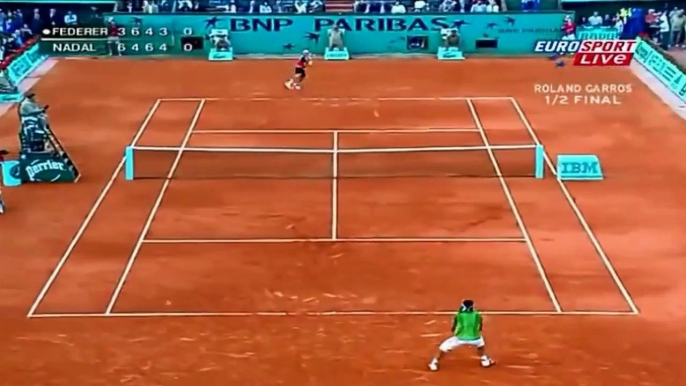 Roger Federer ♦ Top 10 Points Against Nadal in Grand Slam ( HD)