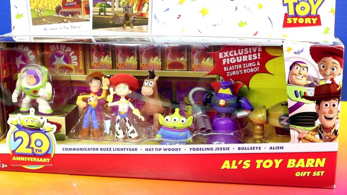 Disney Pixar Toy Story Sunnyside Daycare And Al's Toy Barn Sheriff Woody Buzz Lightyear Lotso Rex