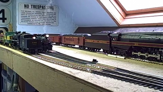 MTH O scale steam locomotives