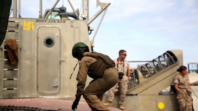 U.S. Marines with Amphibious Assault Vehicle Platoon, Company B