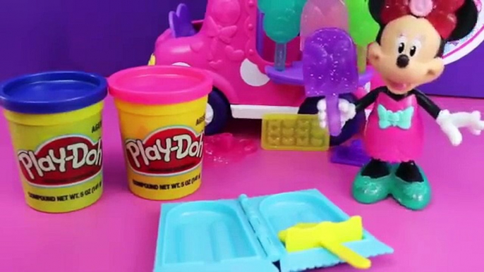 Minnie Mouse New Sweets and Treats Truck Set Barbie Frozen Kid Felicia and Ryan Play Doh Play Set