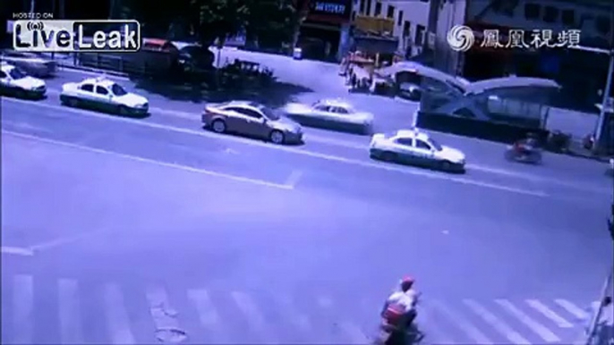 Motorcycle Crash, Almost Lands on Roof, Nearly, Kind of ..... Fails