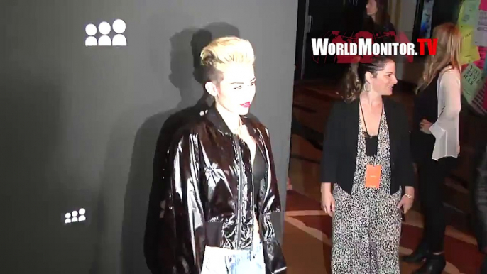 Miley Cyrus, Vanessa Hudgens, Ashley Tisdale Myspace Relaunch Event Arrivals