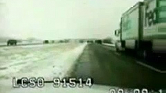 Icy Highway Accident