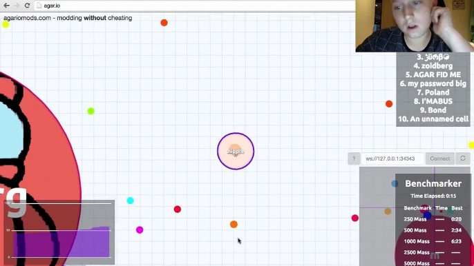 Agar.io #1 (Hunger Games and more) w/British Gamer(harry rawles)