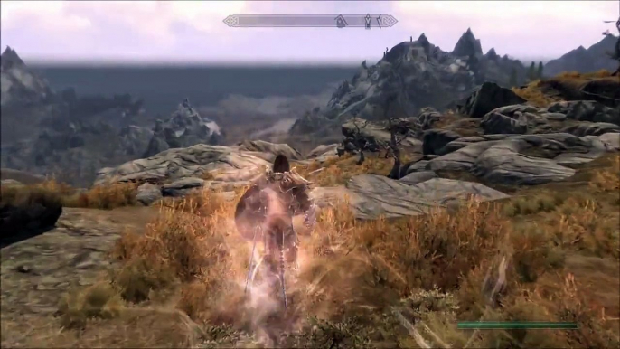 Skyrim third person gameplay