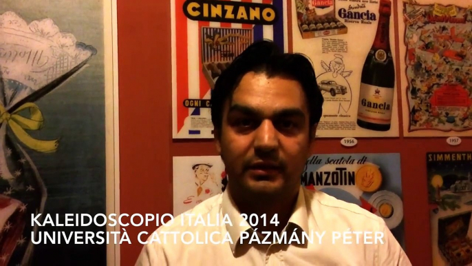 Università Cattolica Pázmány Péter a Kaleidoscopio Italia 2014