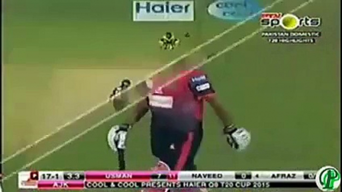 Watch Pakistani Malinga Afraz Khoso in Action- Takes 4 wickets