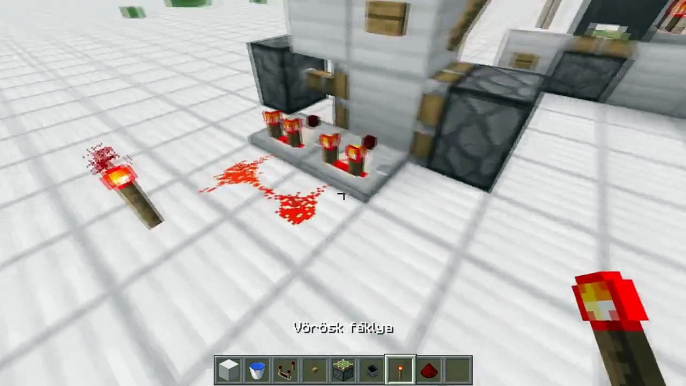 minecraft|redstone szerkezetek|könnyű|T-flip-flop