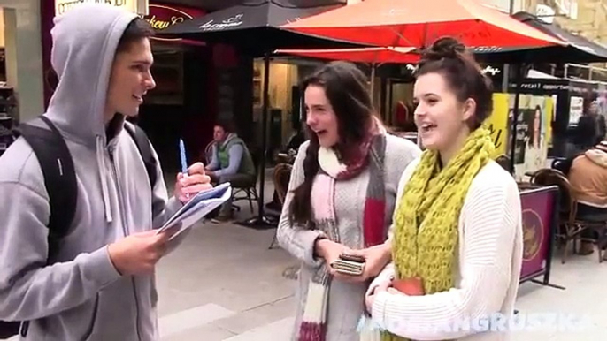 Spanking HOT Girls & Bra Size? - SEXUAL Interview - Social Experiment - Funny Pranks 2015