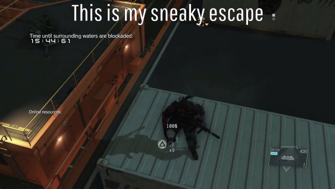 MGSV FOB - Player Vs Player - Sneaky Escape