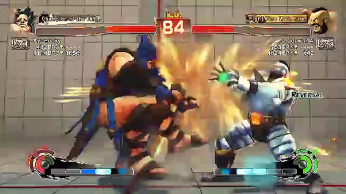 Ultra Street Fighter IV battle: Hugo vs Zangief
