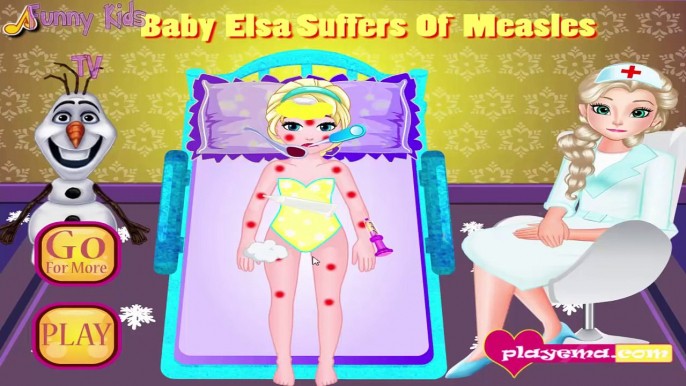 Frozen Games - Frozen Elsa Ear Cleaning Baby Elsa Suffers Of Measles Frozen Clix 3