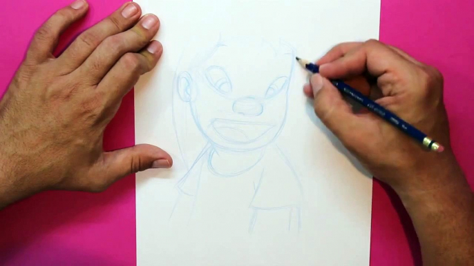 Cómo dibujar a Lilo (Lilo and Stitch) - How to draw Lilo Pelekai