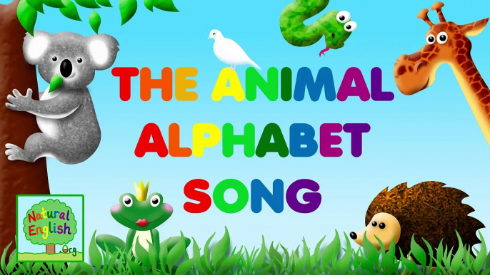 The Animal Alphabet ABC Song ~ Fun Learning for Children ~ by Natural English