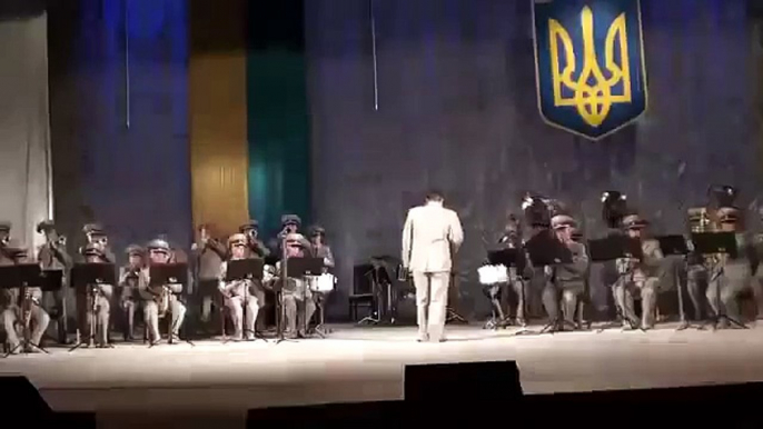 Ukrainian military band   Украинский военный оркестр