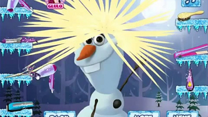 Frozen OLAF Hair Salon (Makeover) - Frozen Games for KIds