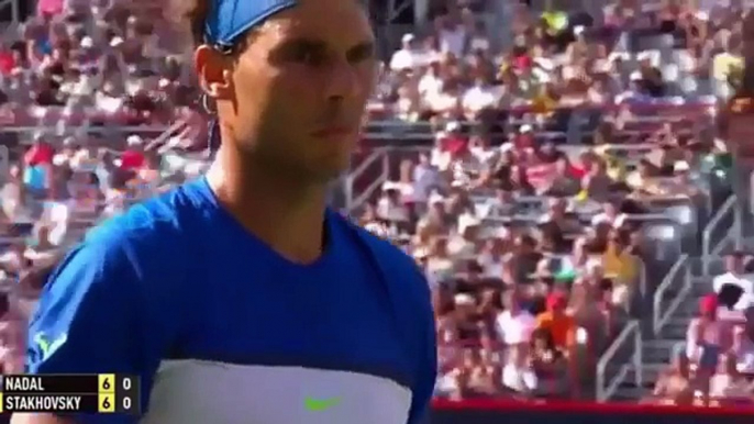 Rafael Nadal vs Sergiy Stakhovsky   tennis Montreal Roger Cup 2015