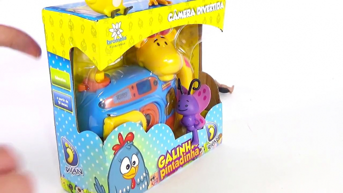 Galinha Pintadinha Câmera Divertida Com Músicas Pintinho Amarelinho Baratinha Brinquedos Toys