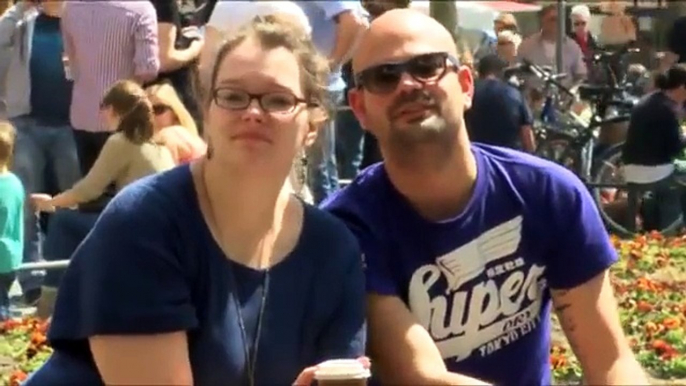 Orchester-Flashmob auf dem Wochenmarkt