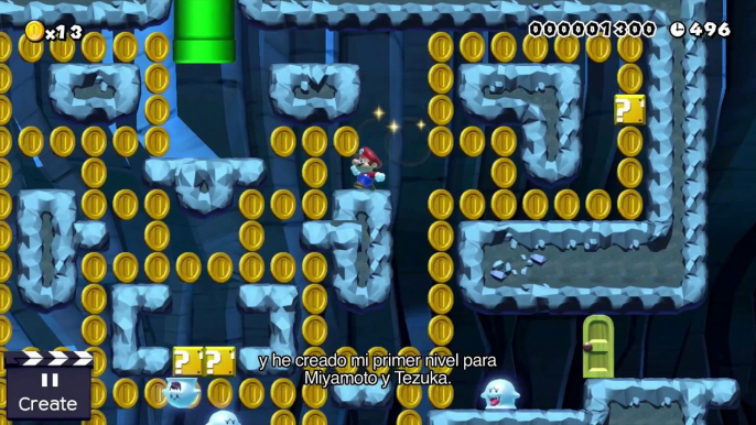 Super Mario Maker - Desafío Michel Ancel - Wii U [ES]