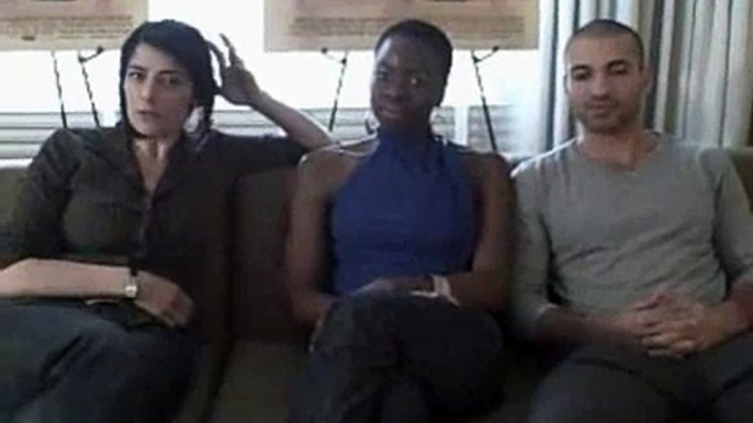 Hiam Abbass, Danai Gurira, and Haaz Sleiman