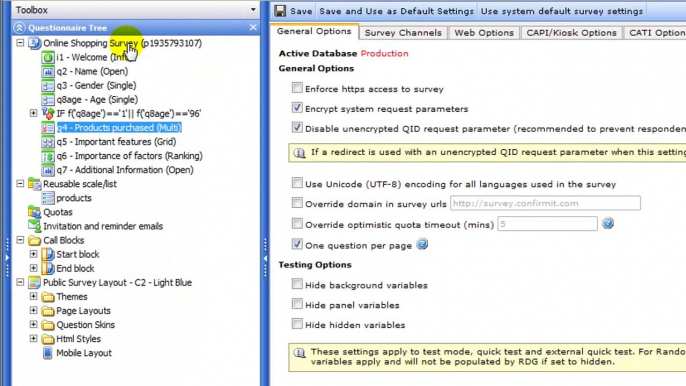 A0020 Using Confirmit Quick Test and Defining Page Breaks